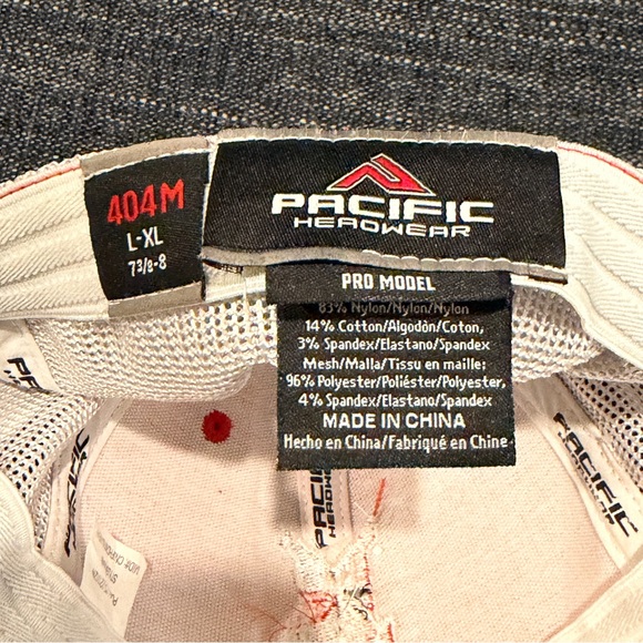 Indianapolis Indians Embroidered Logo Hat by Pacific Headwear Fitted Size L-XL - Picture 10 of 10